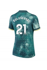 Tottenham Hotspur Dejan Kulusevski #21 Voetbaltruitje 3e tenue Dames 2024-25 Korte Mouw